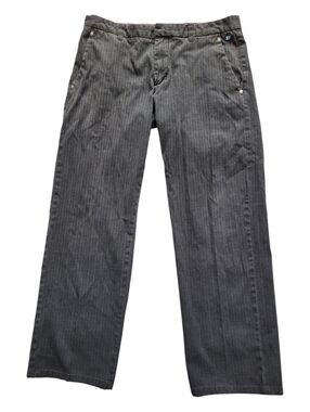 Cyber Y2K Vintage Striped Grunge Pants Baggy Unisex  38 Fits Womens 12